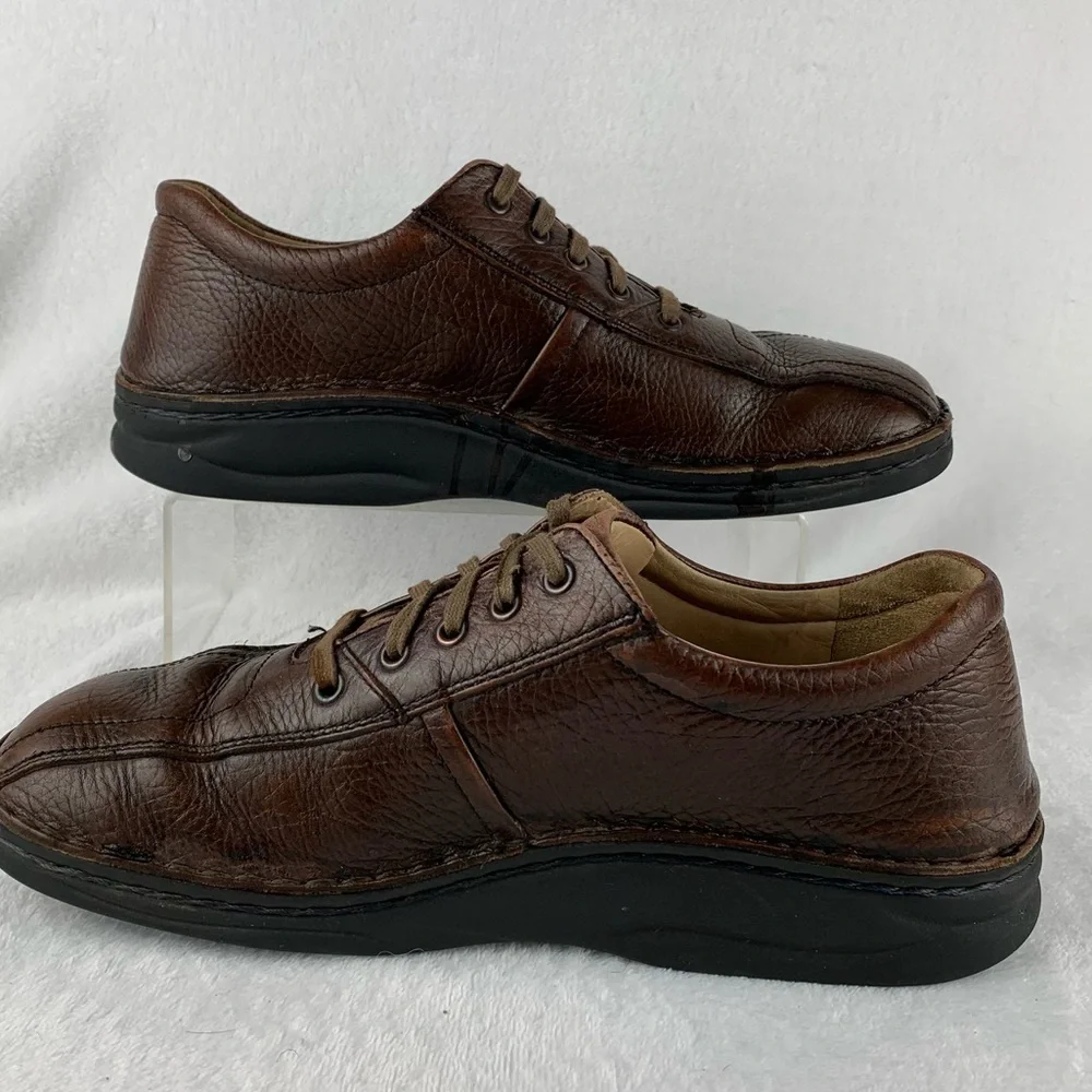 Finn‎ Comfort Men's Shoes Brown Leather Oxford Shoes Sz 9.5 W Made In Germany
